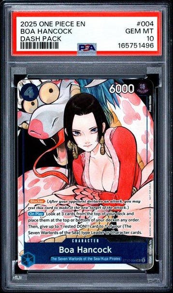 Bandai - 4 Graded card - One Piece - 2025 ONE PIECE DASH