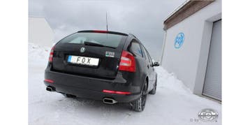 FOX Skoda Octavia type RS 1Z inclusief facelift einddemper r, Verzenden, Nieuw