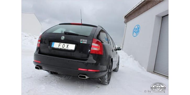 FOX Skoda Octavia type RS 1Z inclusief facelift einddemper r, Auto-onderdelen, Uitlaatsystemen, Nieuw, Verzenden
