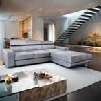 Slaapzetel met opbergruimte Nero | L hoekzetel | U zetel, Verzenden