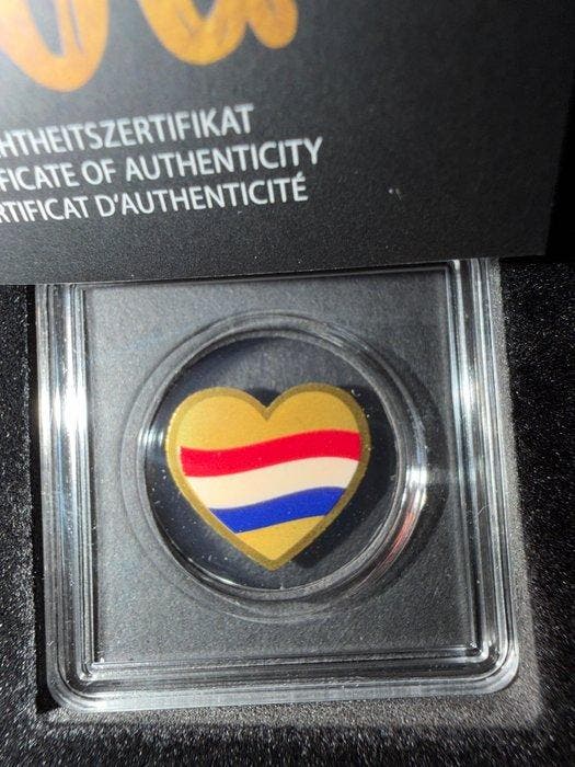Tsjaad. 3000 Francs I Love You - Niederlande 1/1000 oz, Timbres & Monnaies, Monnaies | Europe | Monnaies non-euro