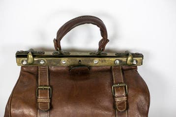 Other brand - Borsa da medico italiana vintage - Handtas
