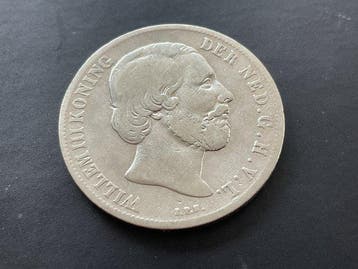 Nederland. Willem III. 1 Gulden 1865 (Zonder minimumprijs)