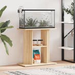 vidaXL Aquariumstandaard 60x30x60 cm bewerkt hout sonoma, Verzenden