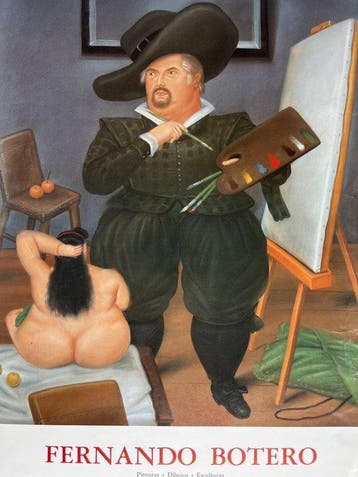 Fernando Botero - **Original Reina Sofía Exhibition Poster