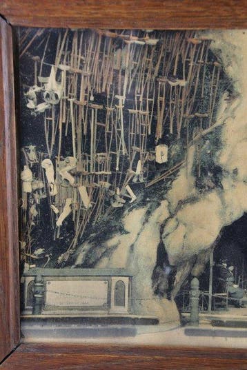 Fotolijst - Hout, Glas - Lourdes grotto - 65 x 28 cm