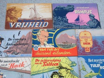 Kapitein Rob 34, 36 39, 41 t/m 45, 48, 50 - 10 Album -