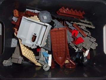 Lego - Assorti - 1,9 kg Lego (netto) - met veel kasteel, Nieuw