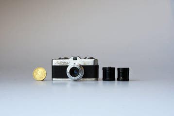 Meopta Mikroma. **Goed lezen** Subminiatuur camera