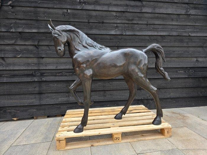 Beeld, XL Bronze: Horse - 104 cm - Brons - 2026, Antiek en Kunst, Curiosa en Brocante