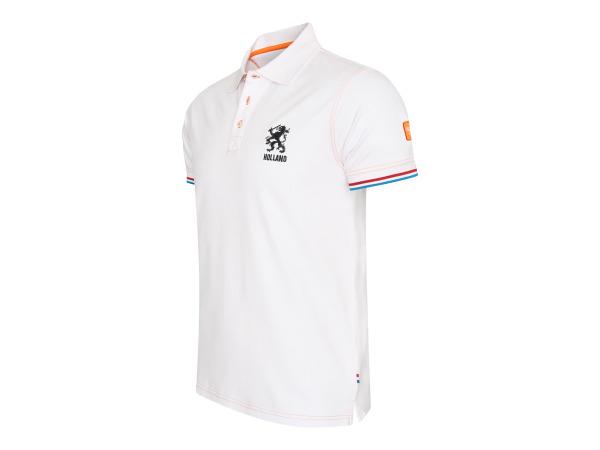 Veiling - Cappuccino Italia Dutch Lion Polo - Wit - M, Vêtements | Hommes, T-shirts