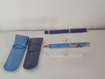 Waterman - Lady Anastasia bleu ciel et charlotte bleu foncé, Verzamelen, Nieuw