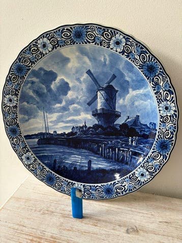 De Porceleyne Fles, Delft - Wandbord - Keramiek -, Antiek en Kunst