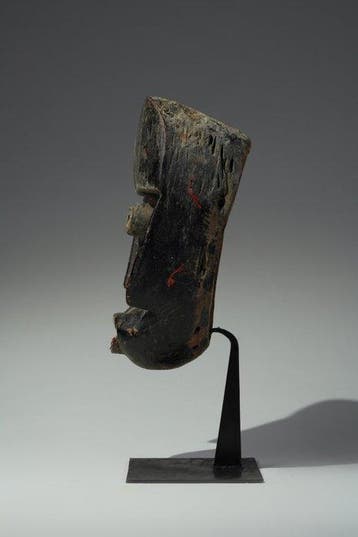 Een houten masker - kraan - Ivoorkust (Zonder minimumprijs)