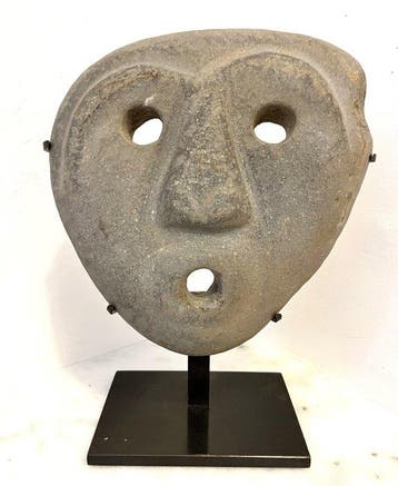 begrafenismasker - Mapuche - Frankrijk