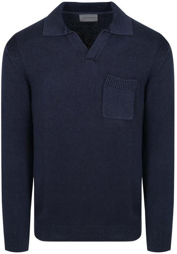 Suitable Raw Trui Riva Knit Navy maat Maat 48/50 (M) Heren, Nieuw, Suitable, Verzenden, Maat 48/50 (M)