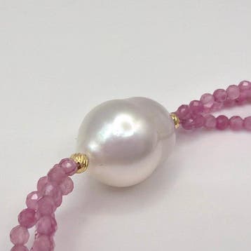 Zonder minimumprijs - Armband - 18 karaat Geel goud Parel -, Nieuw
