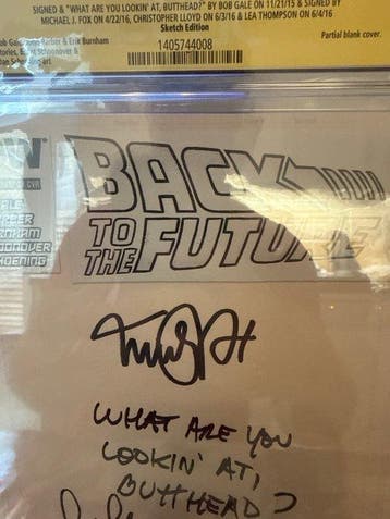 Back to the Future #1 - Cover D Artists Edition Blank, Nieuw