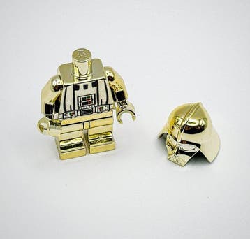Lego Minifiguur - Star Wars - Chrome Gold Darth Vader Star
