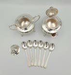 Ensemble sucre et crème (8) - Plaqué(e) argent