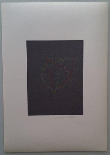 Wolfram Erber (1939–2020). - Geometrische Komposition