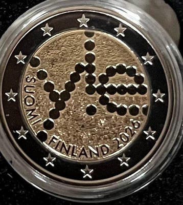 Finland. 2 Euro 2026 Yle Broadcasting Company (3 coins)