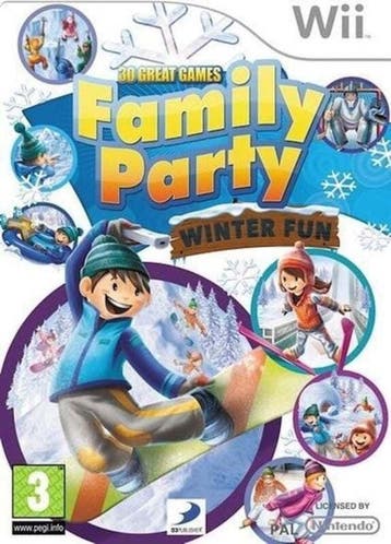 Family Party 30 Great Games Winter Fun (Wii Games), Consoles de jeu & Jeux vidéo, Jeux | Nintendo Wii, Ophalen of Verzenden