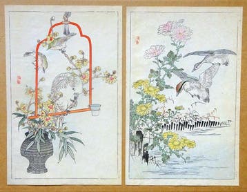 Bairei kacho gafu aki fuyu - Kono Bairei 1844-1895 - Japan -