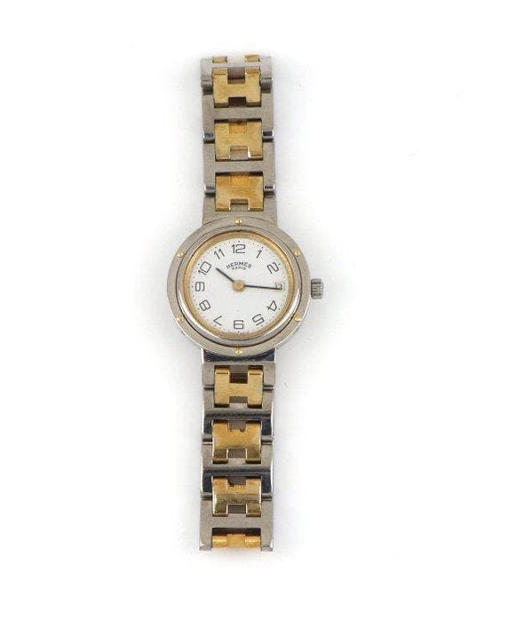 Hermès - Clipper Lady - Sans prix de réserve - CL4.220 -, Bijoux, Sacs & Beauté, Montres | Hommes