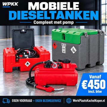 Mobiele Dieseltank Mazouttank met Pomp 100-950L Nieuw, Doe-het-zelf en Bouw, Ophalen of Verzenden, Nieuw
