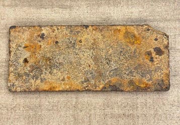 Insigne Rare Antique Polish Cast-Iron Factory Plate – M.