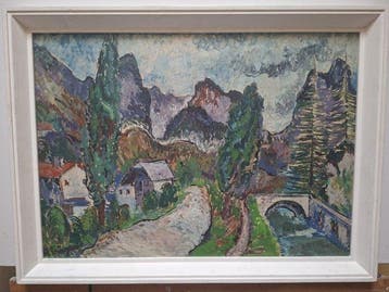 Adolf Büger (1885-1966) - Gebirgsfluss