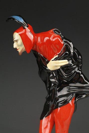 Hutschenreuther - Figurine - Mefisto - Porcelaine, Antiek en Kunst
