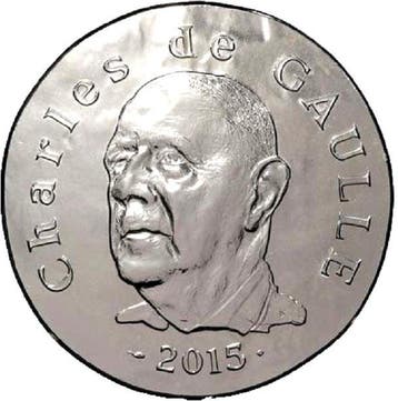 Frankrijk. 10 Euro 2015 Charles de Gaulle  Proof (Zonder