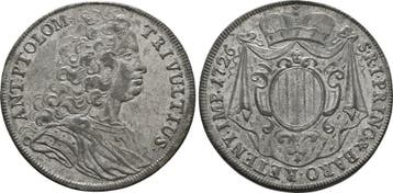 Zinnabschlag vom taler, daaldero 1726 Italien Retegno Ant..., Verzenden