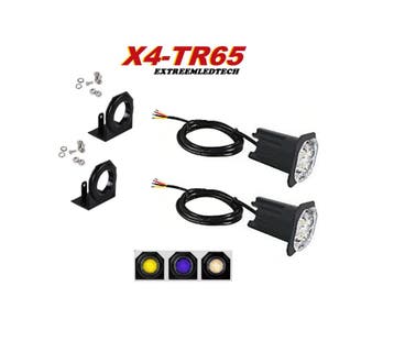 X4T-R65 Led Flitser 2 Stuks Super Fel ECER65 12-24V, Ophalen of Verzenden