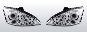 Koplampen Angel Eyes | geschikt voor Ford Focus 1998-2001 |, Verzenden, Nieuw, Ford