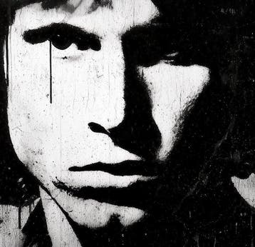 David Law (1967) - Jim Morrison (Stencil)