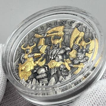 Niue. 5 Dollars 2024 – Vikings – 2 oz Silver – 5 Dollars –