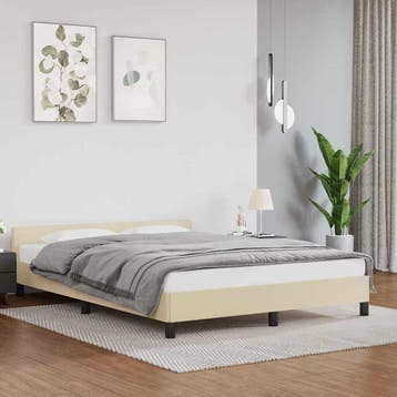 vidaXL Bedframe met hoofdeinde zonder matras 140x200 cm, Huis en Inrichting, Verzenden, Nieuw