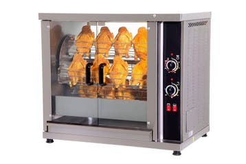 Kippengrill | 3 Spitten | Voor ca. 20 kippen | 400V |, Verzenden