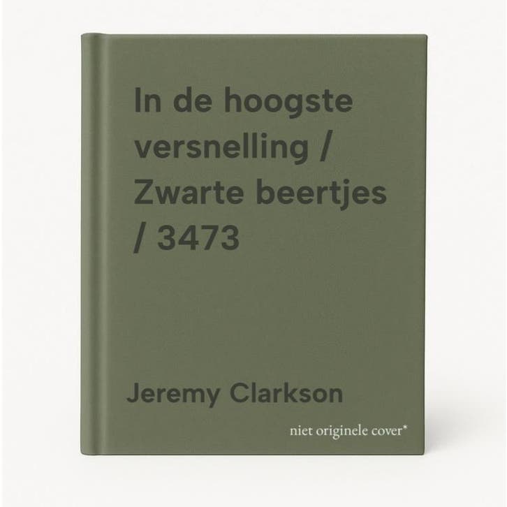 In de hoogste versnelling / Zwarte beertjes / 3473, Livres, Romans, Envoi