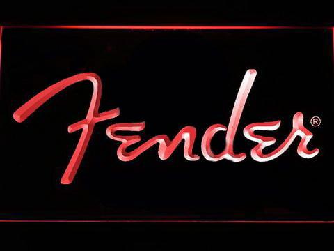 Fender neon bord lamp LED  verlichting reclame lichtbak *ROO, Maison & Meubles, Lampes | Autre, Envoi