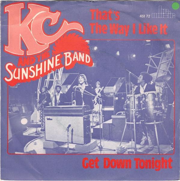 KC &amp; The Sunshine Band - Thats The Way I Like It / Get, Cd's en Dvd's, Vinyl | Pop, Gebruikt, Verzenden