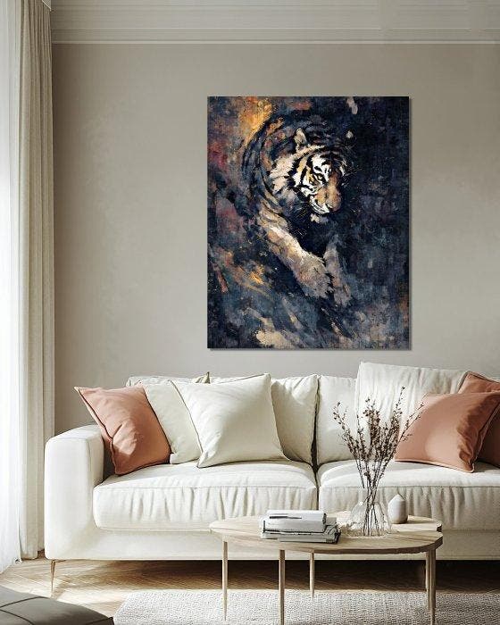 Wysocky John - Rustic Tiger - XL, Antiquités & Art, Art | Objets design