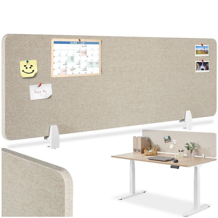 Bureauscheidingswand Noisy met afgeronde hoeken, Maison & Meubles, Bureaux, Envoi