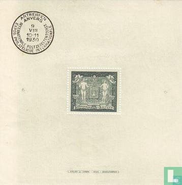 België - Stadswapen van Antwerpen - 1930, Verzenden