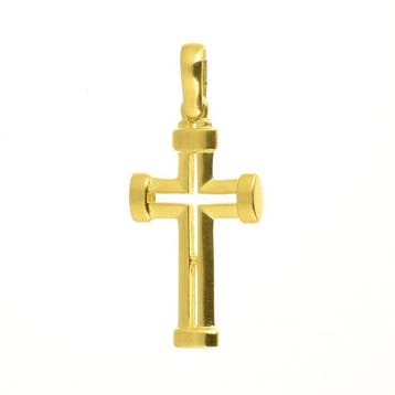 Pendentif en forme de croix - 18 carats Or jaune