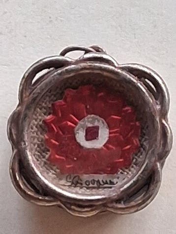 Reliekhouder - Legering, Papier, Textiel, Glas - 20e eeuw -