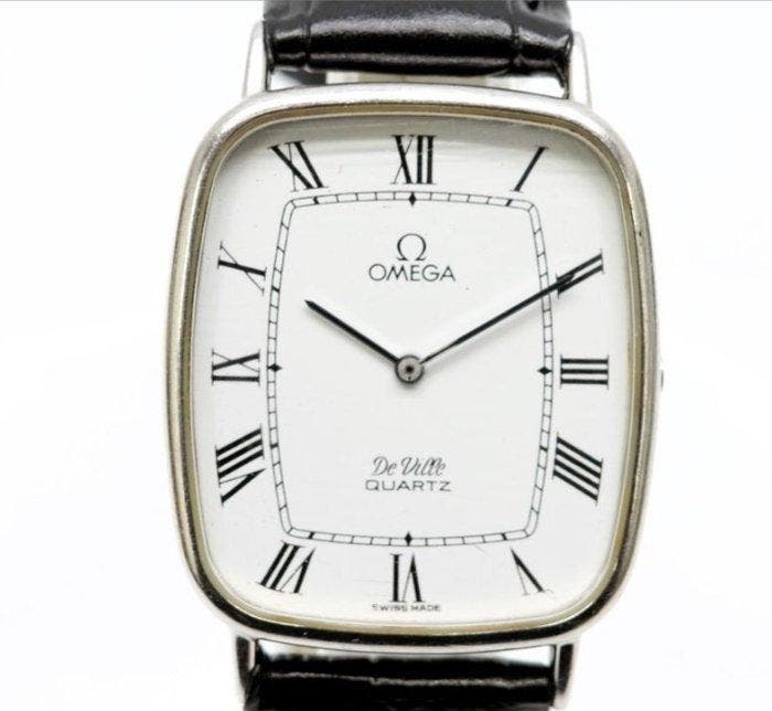 Omega - Deville Dated QUARTZ Cal.1353 Completely Original,, Handtassen en Accessoires, Horloges | Heren